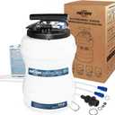 FIRSTINFO A1107USY3 Patented 10.5L / 2.7 Gallon Pneumatic/Manual Oil Vacuum Extractor | Oil Change Pump | 47 Inch Tube | Taiwan