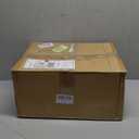 BESTVIP 700PCS Clear Gold Disposable Dinnerware Set for 100 Guests, Plastic Plates for Party, Wedding, Christmas, Halloween, Include: 200 Plastic Plates, 100 Gold Silverware, 100 Cups, 100 Napkins