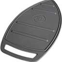 Encasa XO Silicon Mat for Hot Iron Rest - Heat Resistant, Anti - Slip, Thicker Pad for Protecting Your Table During Ironing, Non-Burning, Machine Washable, Durable - Grey (27x14 cm, Gray)