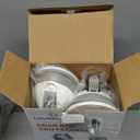 LEVERLOC 2 Pack Shower Grab Bars for Bathtubs and Showers, Easy to Install Suction Shower Handles for Bathroom Removable Handrails for Seniors Elderly Heavy Duty Safety Grip Waterproof Drill Free Gray (16.8 2 Set)