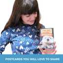 Imperial Designs 40 Pack Funny Punny POSTCARDS (4"x6") - Say I Miss You, Hello, Thank You, Thinking of You with a Fun Animal Pun by Mail - Bulk Postcards for Parents, Grandparents, Summer Camp