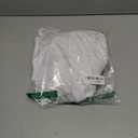 BWQ Women Mini Dress Short Puff Sleeve Sexy V Neck Dress A-line Elastic High Waisted Casual Flowy Summer Dresses (White)