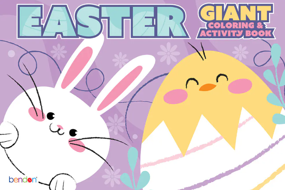 Bunny and Chick Giant Coloring and Activity Book