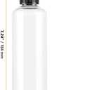 40 Pack Plastic Squeezing Bottles, 8oz Clear Condiment Squeeze Bottles with Twist Top Cap Plastic Hot Sauce Bottle for Ketchup, Oil, Mustard, Sauces