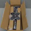 WALI Heavy Duty Single Monitor Arm for 17-49 Inch Flat Curved Ultrawide Screens, up to 33 Lbs, Adjustable Gas Spring Single Monitor Desk Mount for Home Office Gaming, VESA 75/100mm (GSM001XLN), Black