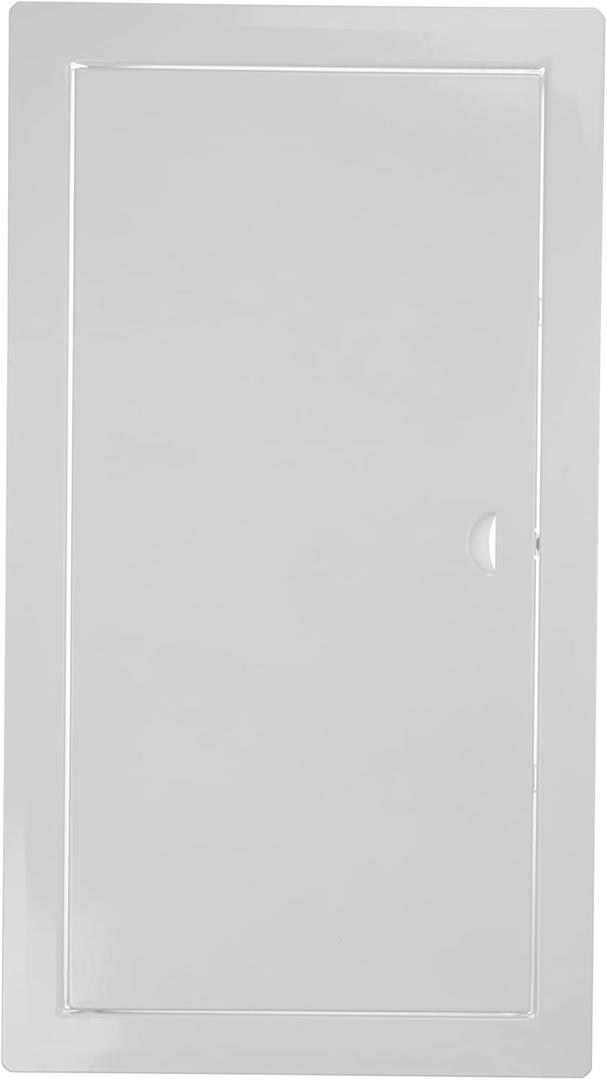 Vent Systems Access Panel for Drywall 8 x 16 Inch - Wall Hole Cover Plate - Metal Access Door with Handle - Plumbing Access Panel for Drywall - Service Shaft Crawl Space Door - Wall Access Panel