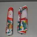 Idefair Merry Christmas Banners with Led String Lights,Christmas Door Decorations Outdoor Indoor New Year Welcome Red Xmas Porch Sign Hanging for Home Wall Holiday Party Decor(Color Lights)