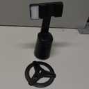 Auto Face Tracking Tripod 360° Rotating Cell Phone Photo and Video Kits Stand, No App, Camera Stand with Remote and Gesture Control, Rechargeable Smart Shooting Stand for Live Recording Tiktok（Black）