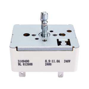 3148954 3148953 3148951 3149400 Range Burner Infinite Control Switch Replacement for Whirlpool Range Switch WP3149400 WP3148954 WP3148953 WP3148951 311858 311859 336989 PS336886 AP3029710 AP3095444