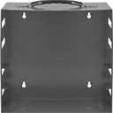 Durham 290-95 Gray Cold Rolled Steel Rack for 5 Small Plastic Compartment Boxes, 11-1/4" Width x 10-3/4" Height x 6-3/4" Depth