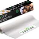 NutriChef 200 Square Foot Parchment Paper Roll | Heavy Duty Parchment Paper Roll for Baking, Easy to Cut & Non-stick Cooking Paper for Cookies, Air Frying & Grilling | Length & Width 160 FT. x 15 IN (One Size)