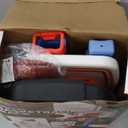 JOYIN Toddler Basketball Hoop Indoor, Adjustable Basketball Goal for Kids with 4 Balls, Game Toys for Playroom Pool Outdoor, Birthday Gift for Baby Boys Girls Age 1 2 3 4 - Air Pump Included (Blue and Orange)