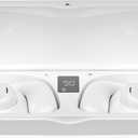 iLive Electronics 16mm Driver Clear Truly Wireless Open Ear Earbuds, White, IAEBTO34W