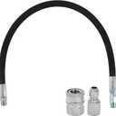 Tool Daily Pressure Washer Whip Hose with Swivel, Hose Reel Connector for Pressure Washing with Power Washer Adapter Set, 2 FT