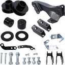 66-2726 Full Leveling Lift Kits 2.5" Front Strut Coil Spacer with Track Bar Relocation Bracket Suspension Lift Kit Compatible With 2011-2025 Ford F250/F350/F450 Super Duty 4WD Trucks