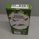 Window Bird Feeder for Outdoors, Clear Bird Feeders Window Mounted with Strong Suction Cups, Transparent Birds House Outside Wild Watching for Garden, Yard, Elderly Kids Viewing