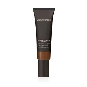 Laura Mercier Tinted Moisturizer Oil Free Natural Skin Perfector with SPF 20: All Day Shine Control, Sheer Coverage, Blurred Matte Finish, For Oily Skin, Skin Tint (6C1 Cacao - very deep cool (16))