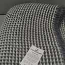 Waffle Runner Bath Mat - Long Boho Bathroom Rugs Non Slip Washable, Super Absorbent & Quick Dry, Soft Bath Mat Farmhouse Bathroom Decor, 24'' x 60'', Dark Grey and White