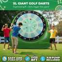 Swooc Games® - XL Bull Chipper™ | Giant Golf Darts (Over 8ft Tall) with 10+ Golf Games | Backyard Game w/Air Pump | Yard Game for Adults | Giant Outdoor Fun for Adults and Family | Outside Activity