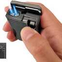 Butane Torch Lighter for Men Refillable Double Blue Jet Flame Big Gas Window Viewable Gift Box (No Gas)