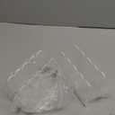 Napkin Holder, 2 Pack Scalloped Acrylic Napkin Holder for Table, U-Shaped Cocktail Napkin Dispenser for Home Clear Tissue Dispenser for Kitchen Guest Towel Holder for Bathroom(2pcs Clear Scalloped)