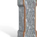 CraftyCrocodile 7" Galvanized Metal Letters for Wall Decor - 3D Letter I for Hanging & Free Standing - Decorative Rustic Alphabet Letters for the Living Room, Bedroom, Kitchen