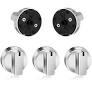 MIFLUS WB03X24818 Compatible for GE Stove Knobs Replacements/GE Gas Stove Knobs,5packs,PS11729081 AP5989029