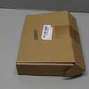 Civaner 3 Pcs 15 Inch Mini Burlap Christmas Tree Skirt Rustic Farmhouse Small Tree Skirt Linen Burlap Mat Printed with White Snowflake Christmas Decoration for Xmas Home Winter Holiday Decor