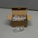 40W Incandescent Torpedo Tip Chandelier, Incandescent Light Bulb, Clear Finish, Decorative, Chandelier F Type Flame Tip, E26/ E27 Medium Base (8)