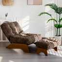 MAXYOYO Accent Chair with Ottoman, Lounge Chair with Adjustable Backrest