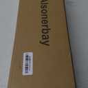 Alsonerbay Floating Shelves - White Rustic Wall Shelves, 2 Pack (17 Inch) for Bedroom, Living Room, Bathroom (3 Inch Height)