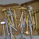 Yexiya 24 Pack Ancient Sword Pens Set Gel Ink Novelty Fun Cool Sword Plastic Gel Ink Cool Pens for Christmas Birthday Party Presents and Writing Random Style