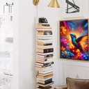 Diamond Painting Kits for Adults Beginners, Skull Butterfly Hummingbird Diamond Art Gift, 5D DIY Full Drill Round Rhinestone Gem Crafts for Halloween Christmas Home Wall Decor 12"x16" (Hummingbird)