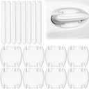 WSSROGY 18 PCS Car Door Bowl Cup Handle Scratch Protectors Sticker Protective Film Universal for Cars (Transparent)