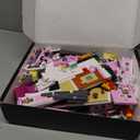 Pink Palace House Building Set with Lights, Halloween Haunted House Blocks Toy, Halloween House Kit for Kids Adults, Compatible with Lego, Christmas for Girls and Boys, Aged 8+ (1349PCS)