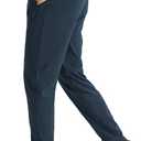 GuaGal Men's Lightweight Joggers Pants with Zipper Pockets Sweatpants for Men Athletic Gym Workout Jogging Pants Navy L