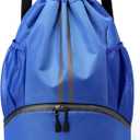 BROTOU Soccer Bags, Football Backpack, Volleyball Bag, Drawstring Backpack with Ball and Shoe Compartment, Football bags for Equipment Swim Gym Bag