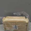 Disposable Wooden Plate Dessert Appetizers Charcuterie Sushi Plate for Party Picnic Weddings(8 * 3inches 50PCS)