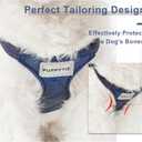 Puppytie No Pull Dog Harness with Multifunction Dog Leash,Soft Adjustable No Choke Escape Proof Pet Harness Vest for Medium Dogs,Glossy Sapphire Blue,M (M(16.5-31lb)