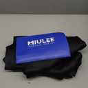 MIULEE Black Blackout Curtains for Bedroom Living Room 63 Inches Long 2 Panels, Thermal Insulated Room Darkening Drapes Solid Grommet Top Noise Reduction Light Blocking Halloween Window Treatments