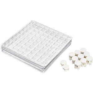 Storage Organizer Shelves White 12x12in