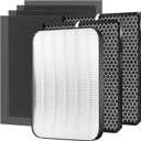5-Pack Amboseli 3500 Replacement Filters Compatible AD3000/3500 Air Purifi-er, 3000/3500,3000M, 3000Pro Air Purifi-er,1 air filter, 2 Activated Carbn and 4 Extra Carbn Pre-Filters