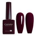 CANNI Dark Red Gel Nail Polish, 1Pcs Burgundy Red Gel Polish Deep Red Color Nail Polish Gel High Gloss Soak Off U V Gel Nail French Nail Manicure Salon DIY