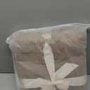 Muslin Throw Blanket for Adults, 4-Layers Breathable Lightweight Bed Blanket for All Seasons, 90" x 90" Large Queen Size Boho Decorative Blankets with Tassel for Couch, Living Room, Bedroom - Brown