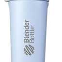 BlenderBottle Radian Shaker Cup Insulated Stainless Steel Water Bottle with Wire Whisk, 26-Ounce, Matte Arctic Blue