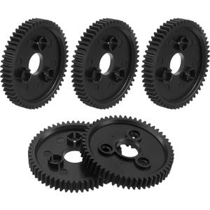 Sumind 5 Pieces 54T 0.8 32 Pitch Plastic Spur Gear Compatible with 4 x 4 VXL Rally VXL HPS HPI RC Car and Boat