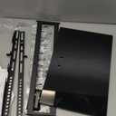 Universal TV Stand - Table Top TV Stand for 27-60 inch LCD LED TVs - 6 Level Height Adjustable TV Base Stand with Tempered Glass Base & Wire Management, VESA 400x400mm