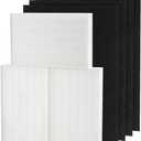 Goodsby HPA300 3x True HEPA Filters R + 4x Carbon Pre Filters A Replacement for Honeywell HRF-R3 Air Purifier HPA300 Series, HPA300, HPA304, HPA300VP, HPA3300, HPA5300, HPA8350