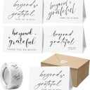 Yeaqee 200 Pack Beyond Grateful Thank You Cards Bulk 4 x 6 Inches Thank You Cards with Envelopes and 500 Pcs Matching Stickers for Baby Shower Wedding Bridal Shower Business Gratitude Gift