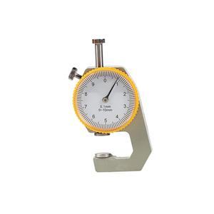 WUTA Leather Thickness Gauge Measuring Tools 0-10mm/0.1mm Dial Thickness Gauge Paper Meter Tester for Hollow Pipe, Circular Tube, Leathercraft